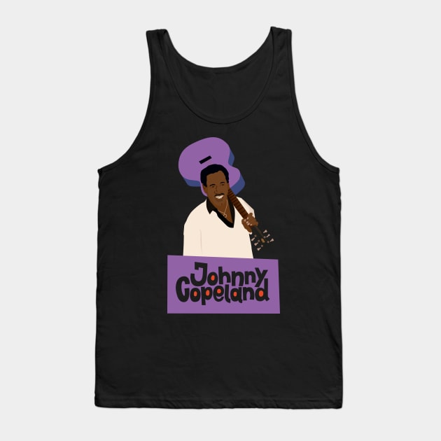 Johnny 'Clyde' Copeland - Blues Legend Tribute Tank Top by Boogosh